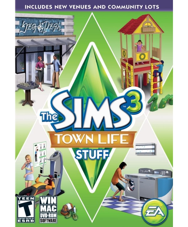 The Sims 3 - Town Life Stuff Expansion Pack Origin / EA app Key EUROPE